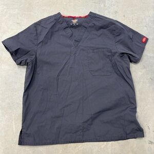 Dickies Large Gray‎ Women's Scrub Top